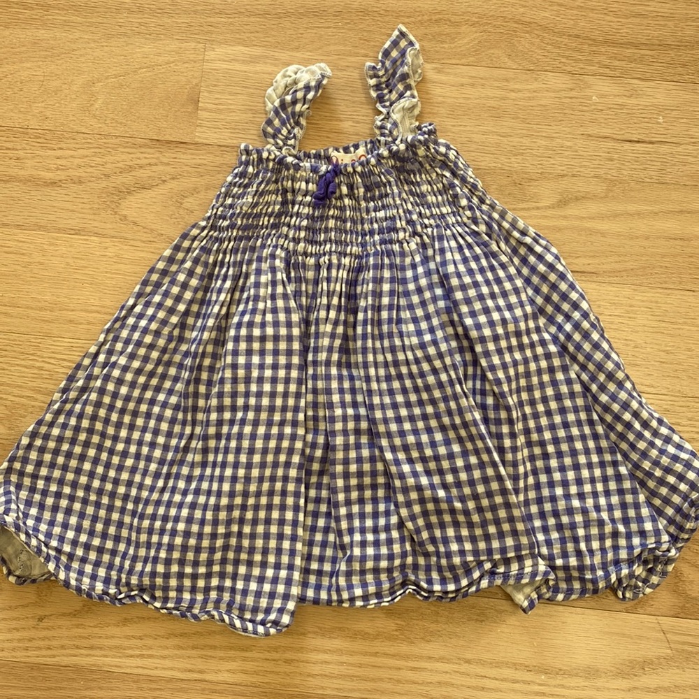 Boutique brand gingham dress, perfect for Spring, size 12 months